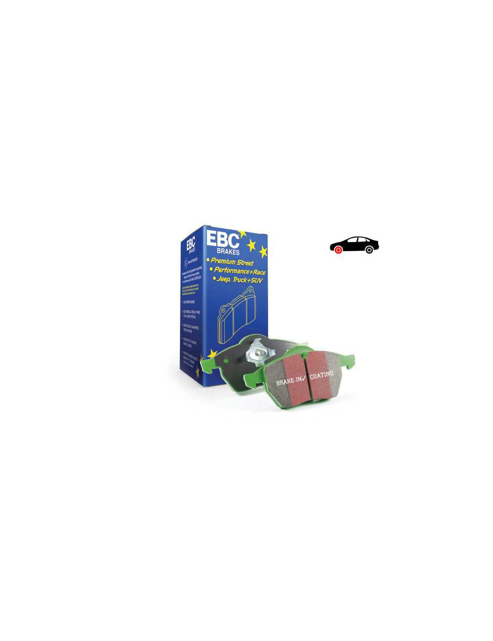 EBC Brakes DP21240 - Zestaw klocków hamulcowych seria GREENSTUFF 