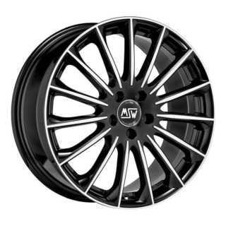 Felga MSW 30 GLOSS BLACK FULL POLISHED  7