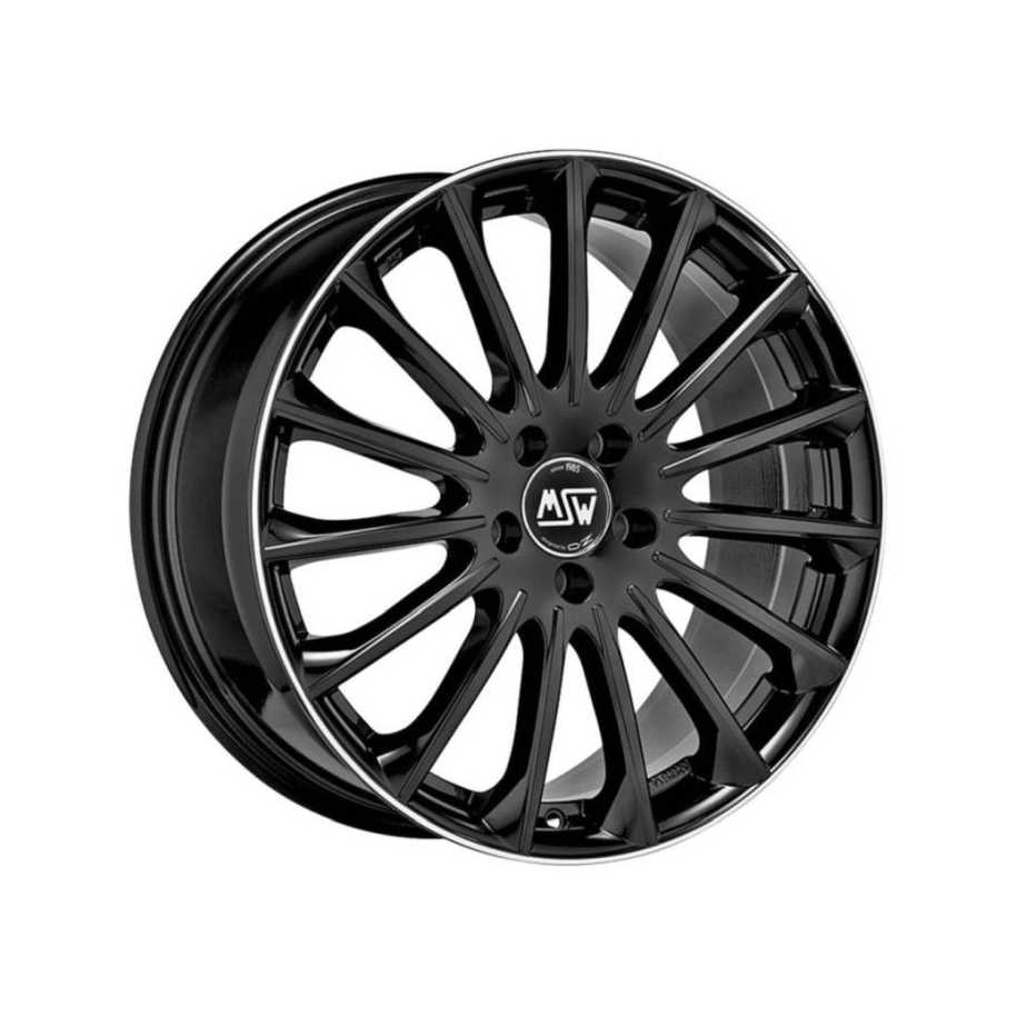 Felga MSW 30 GLOSS BLACK DIAMOND LIP 8