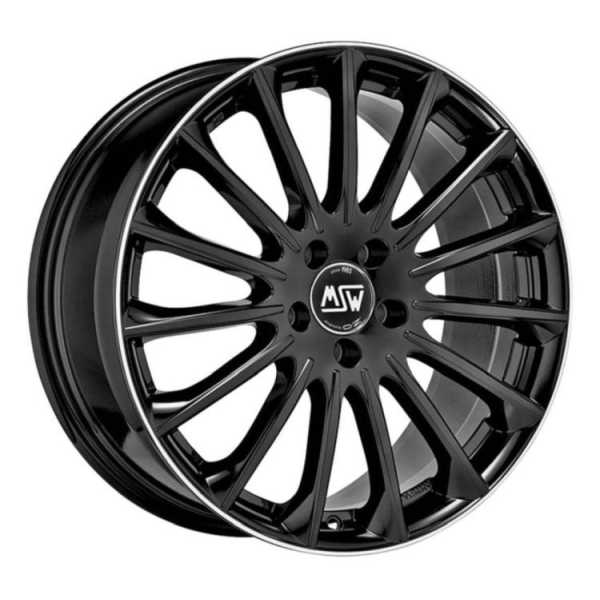 Felga MSW 30 GLOSS BLACK DIAMOND LIP 8