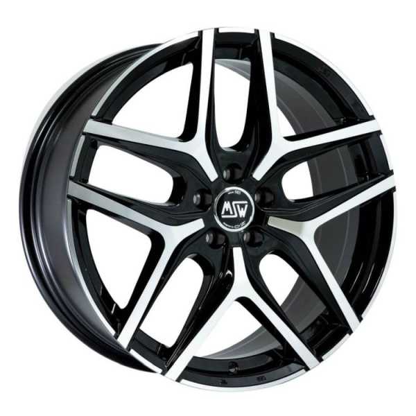 Felga MSW 40 GLOSS BLACK FULL POLISHED  9x19" 5x120 ET48