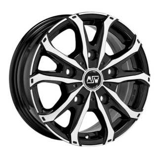 Felga MSW 48 VAN GLOSS BLACK FULL POLISHED 7x16" 5x108 ET46