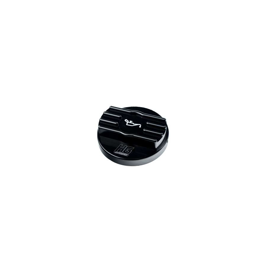 HG Oil Cap black with HG Motorsport logo for Golf 5.6