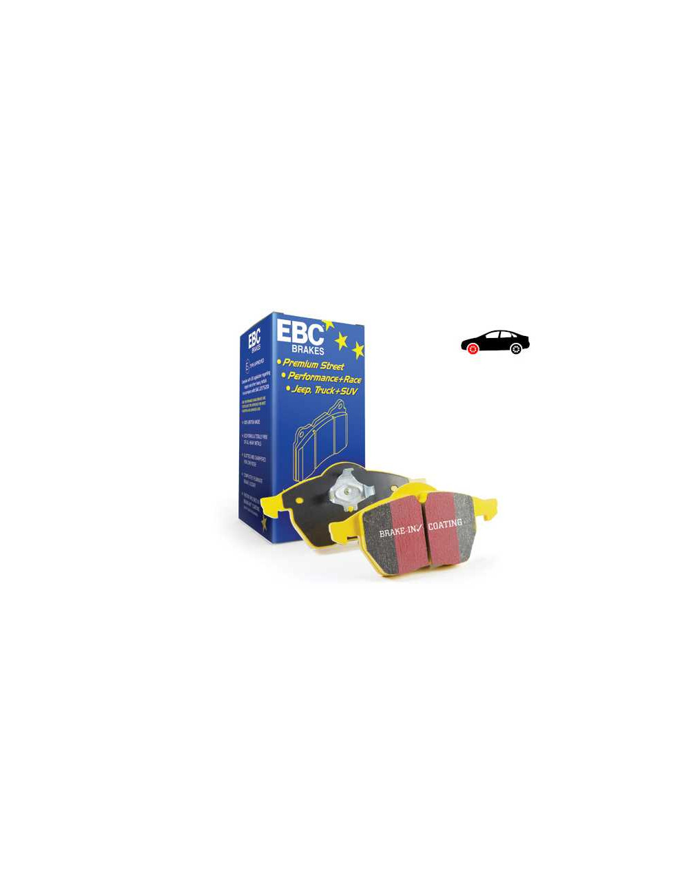 EBC Brakes DP41358R - Zestaw klocków hamulcowych seria YELLOWSTUFF 