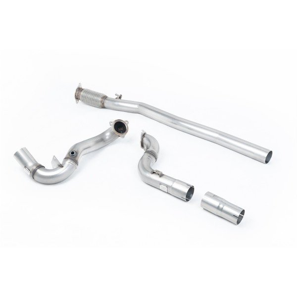 MILLTEK Large-bore Downpipe and De-cat Mercedes A-Class A35 AMG 2.0 Turbo (W177 Hatch OPF/GPF) SSXMZ158
