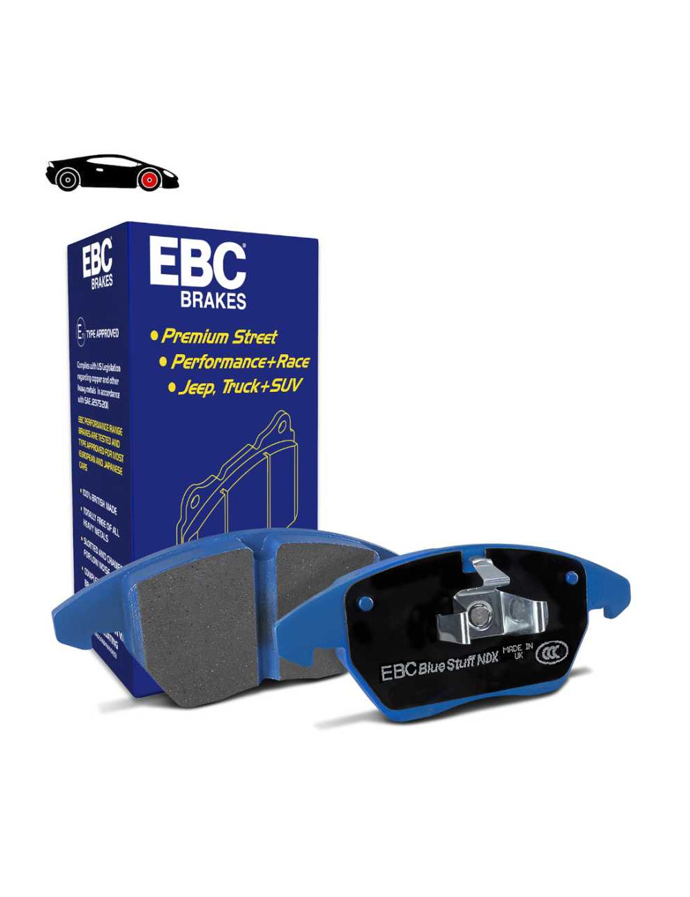 EBC Brakes DP5708NDX - Zestaw klocków hamulcowych seria BLUESTUFF NDX 
