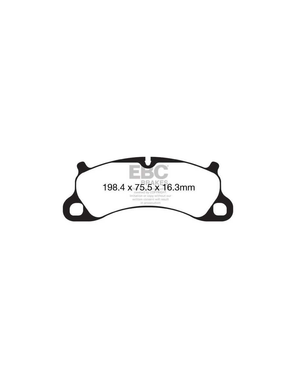EBC Brakes DP82144RP1 - Zestaw wyścigowych klocków hamulcowych seria RP-1 Racing 