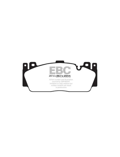 EBC Brakes DP82148RP1 - Zestaw wyścigowych klocków hamulcowych seria RP-1 Racing 