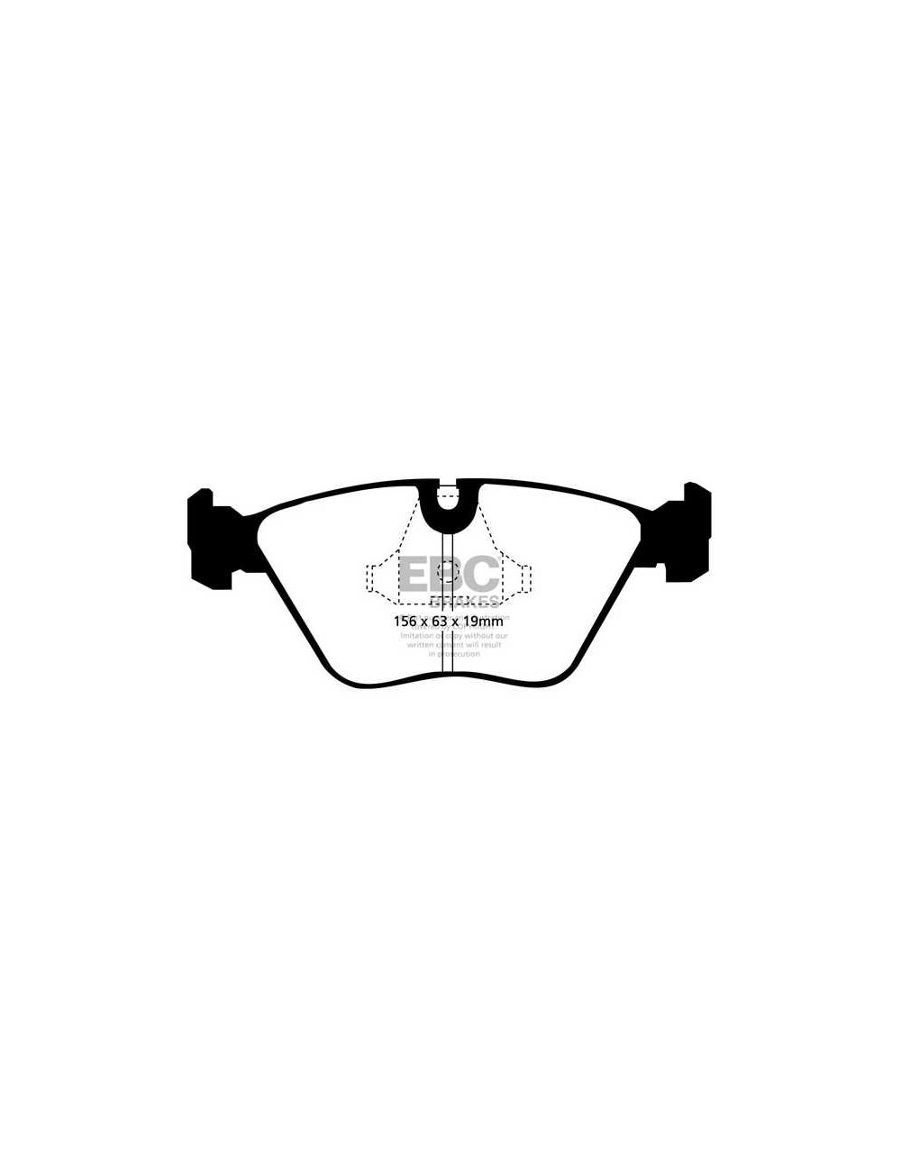 EBC Brakes DP8689RPX - Zestaw wyścigowych klocków hamulcowych seria RP-X Racing 