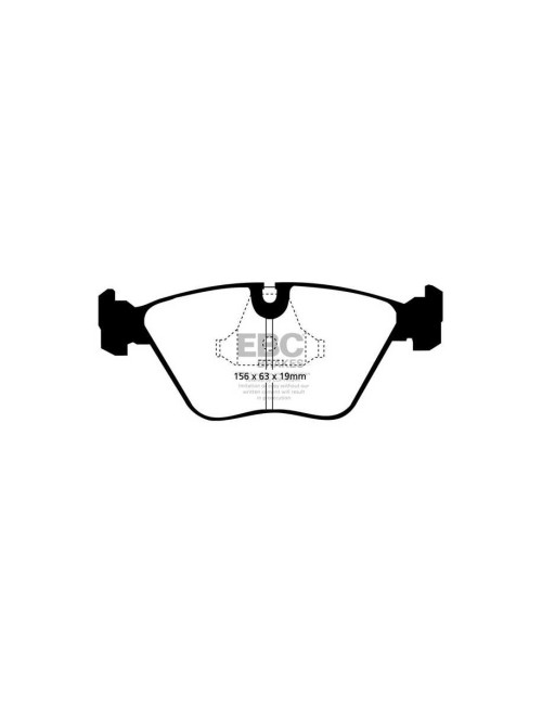 EBC Brakes DP8689RPX - Zestaw wyścigowych klocków hamulcowych seria RP-X Racing 