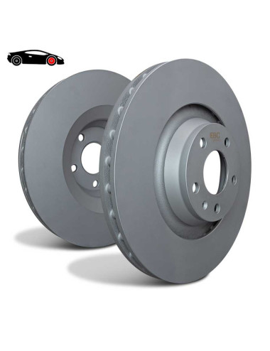 EBC Brakes D2164 - Tarcze hamulcowe Premium Gładkie (Para) 
