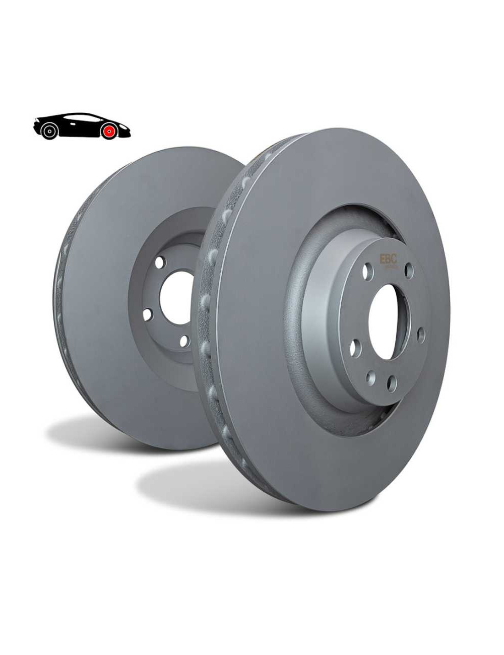 EBC Brakes D2164 - Tarcze hamulcowe Premium Gładkie (Para) 