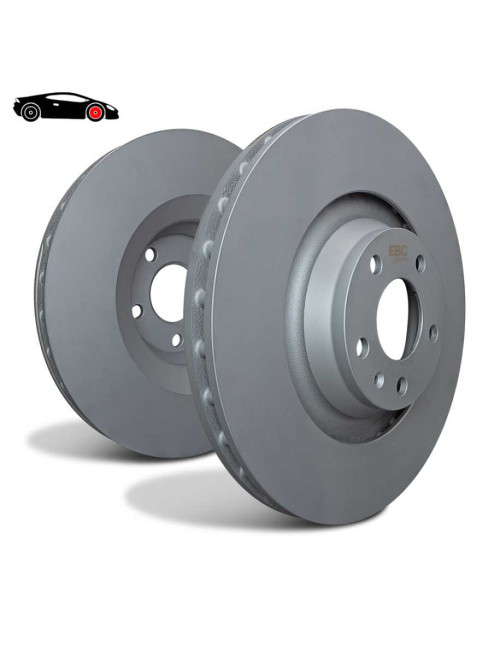 EBC Brakes D2164 - Tarcze hamulcowe Premium Gładkie (Para) 