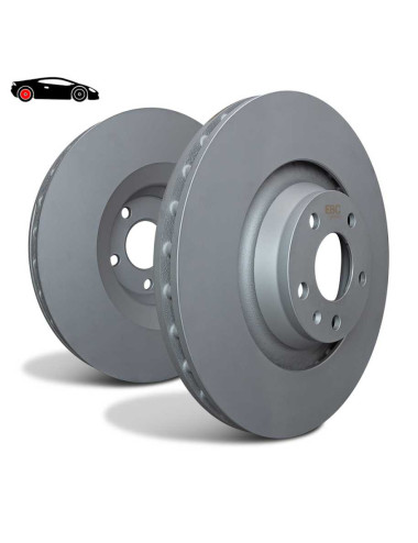 EBC Brakes D2182 - Tarcze hamulcowe Premium Gładkie (Para) 