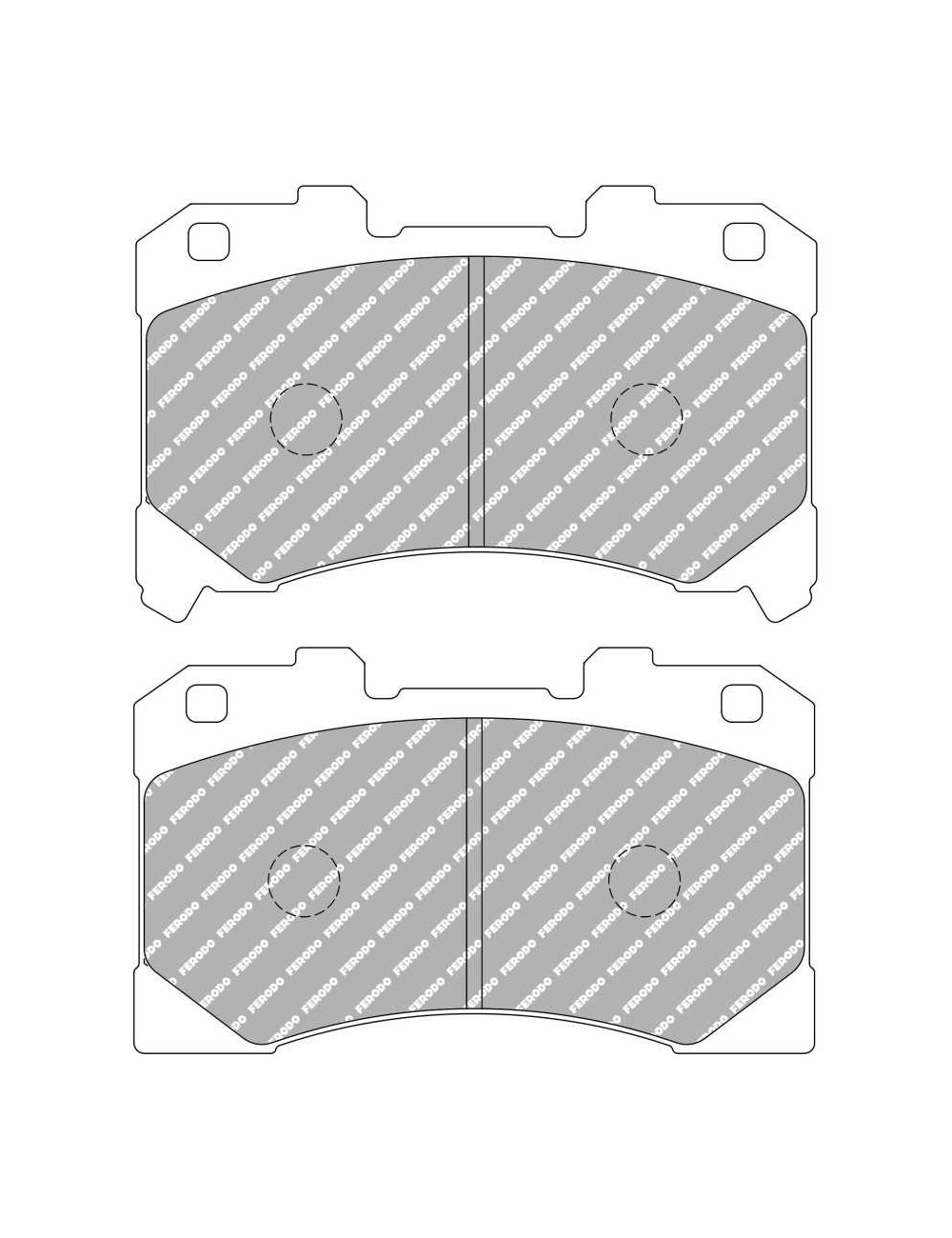 Ferodo Racing DS2500 FCP5261H Klocki hamulcowe Toyota Yaris 1.6 GR przód