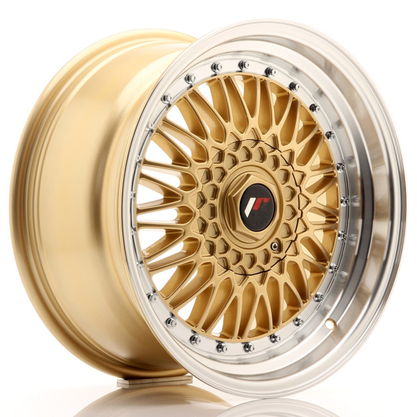 JR Wheels JR9 17x8,5 ET20 4x100/108 Gold w/Machined Lip
