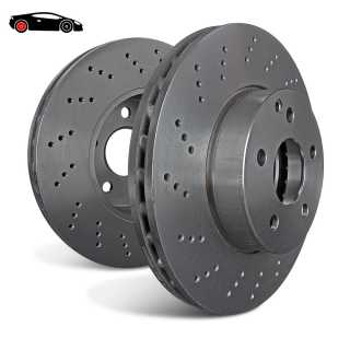 EBC Brakes D1065D - Tarcze hamulcowe Premium Gładkie (Para) 