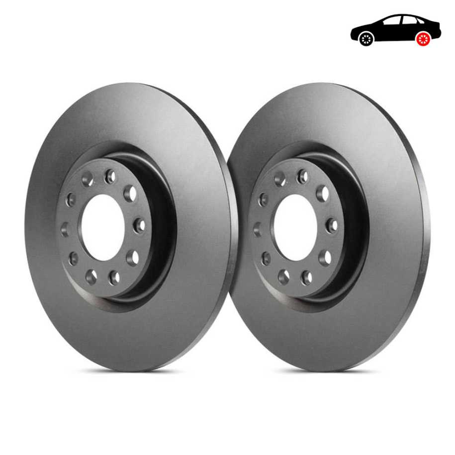 EBC Brakes D1334 - Tarcze hamulcowe Premium Gładkie (Para) 