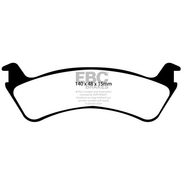 EBC Brakes DP1130 - Zestaw klocków hamulcowych seria ULTIMAX2 