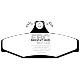 EBC Brakes DP1132 - Zestaw klocków hamulcowych seria ULTIMAX2 