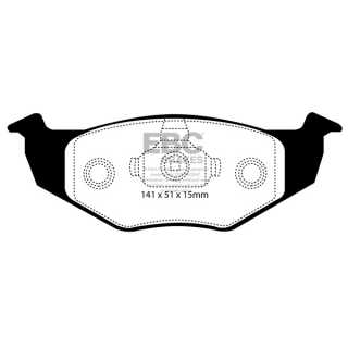 EBC Brakes DP1137 - Zestaw klocków hamulcowych seria ULTIMAX2 