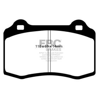 EBC Brakes DP1140 - Zestaw klocków hamulcowych seria ULTIMAX2 