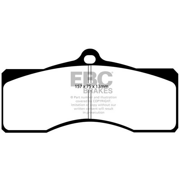 EBC Brakes DP1155 - Zestaw klocków hamulcowych seria ULTIMAX2 