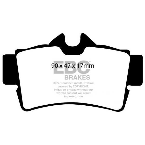 EBC Brakes DP1156 - Zestaw klocków hamulcowych seria ULTIMAX2 