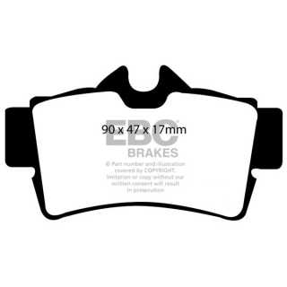 EBC Brakes DP1156 - Zestaw klocków hamulcowych seria ULTIMAX2 