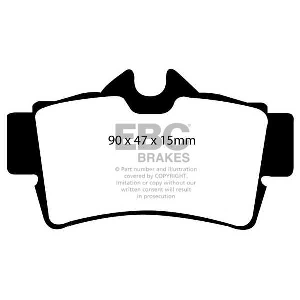 EBC Brakes DP1156/2 - Zestaw klocków hamulcowych seria ULTIMAX2 