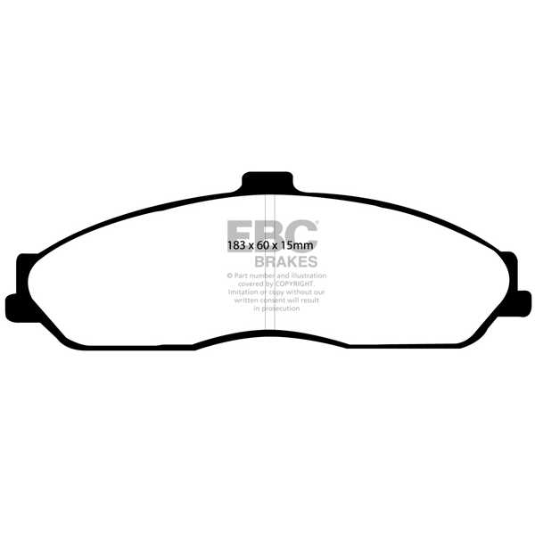 EBC Brakes DP1162 - Zestaw klocków hamulcowych seria ULTIMAX2 