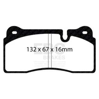 EBC Brakes DP51127NDX - Zestaw klocków hamulcowych seria BLUESTUFF NDX 