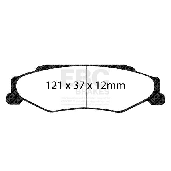 EBC Brakes DP51160NDX - Zestaw klocków hamulcowych seria BLUESTUFF NDX 