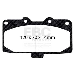 EBC Brakes DP51200NDX - Zestaw klocków hamulcowych seria BLUESTUFF NDX 