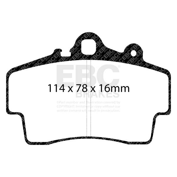 EBC Brakes DP51207NDX - Zestaw klocków hamulcowych seria BLUESTUFF NDX 