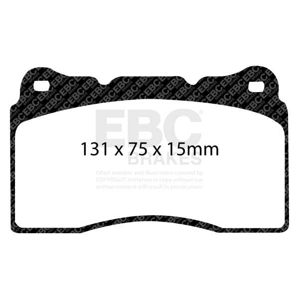 EBC Brakes DP51210NDX - Zestaw klocków hamulcowych seria BLUESTUFF NDX 