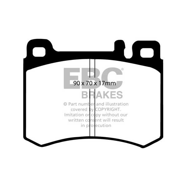 EBC Brakes DP681 - Zestaw klocków hamulcowych seria ULTIMAX2 