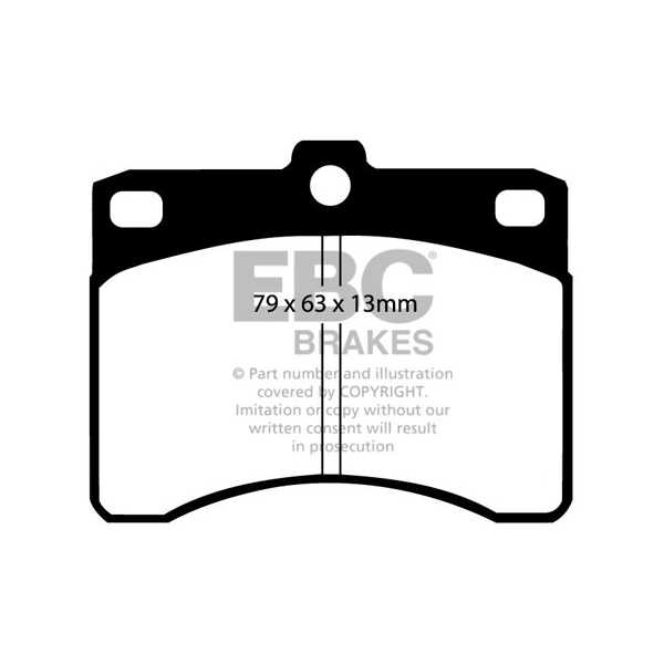 EBC Brakes DP685 - Zestaw klocków hamulcowych seria ULTIMAX2 