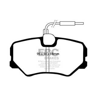 EBC Brakes DP687 - Zestaw klocków hamulcowych seria ULTIMAX2 