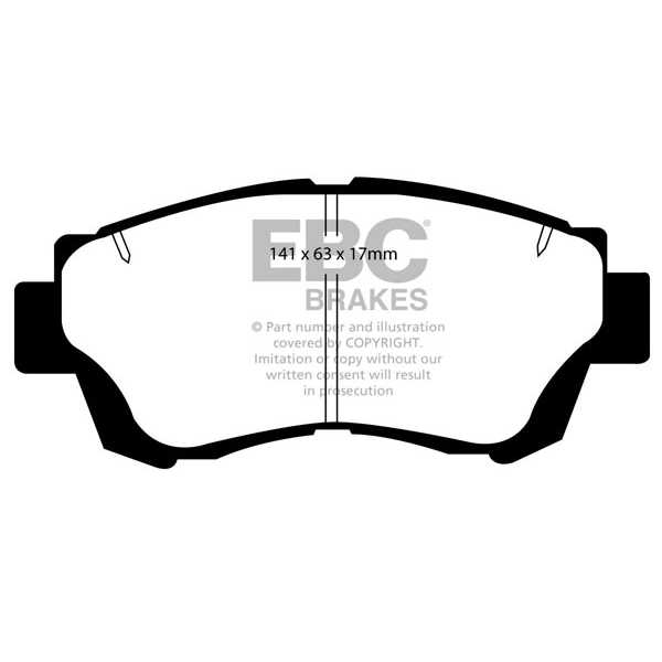 EBC Brakes DP6874 - Zestaw klocków hamulcowych seria GREENSTUFF 