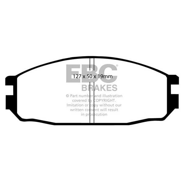 EBC Brakes DP688 - Zestaw klocków hamulcowych seria ULTIMAX2 