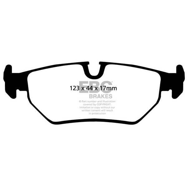 EBC Brakes DP690/2 - Zestaw klocków hamulcowych seria ULTIMAX2 