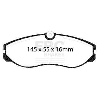 EBC Brakes DP6947 - Zestaw klocków hamulcowych seria GREENSTUFF 