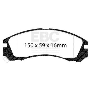 EBC Brakes DP6954 - Zestaw klocków hamulcowych seria GREENSTUFF 