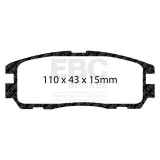 EBC Brakes DP6974 - Zestaw klocków hamulcowych seria GREENSTUFF 