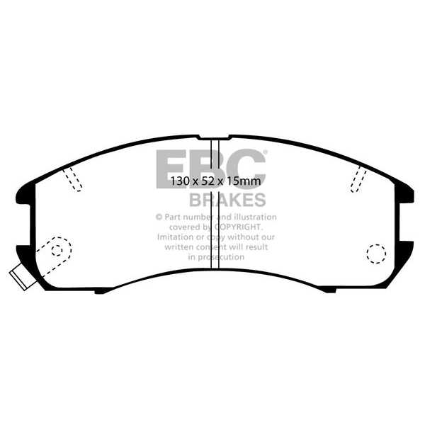 EBC Brakes DP705 - Zestaw klocków hamulcowych seria ULTIMAX2 