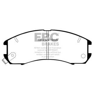 EBC Brakes DP705 - Zestaw klocków hamulcowych seria ULTIMAX2 