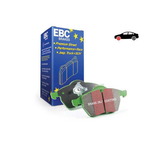EBC Brakes DP71022 - Zestaw klocków hamulcowych seria GREENSTUFF 