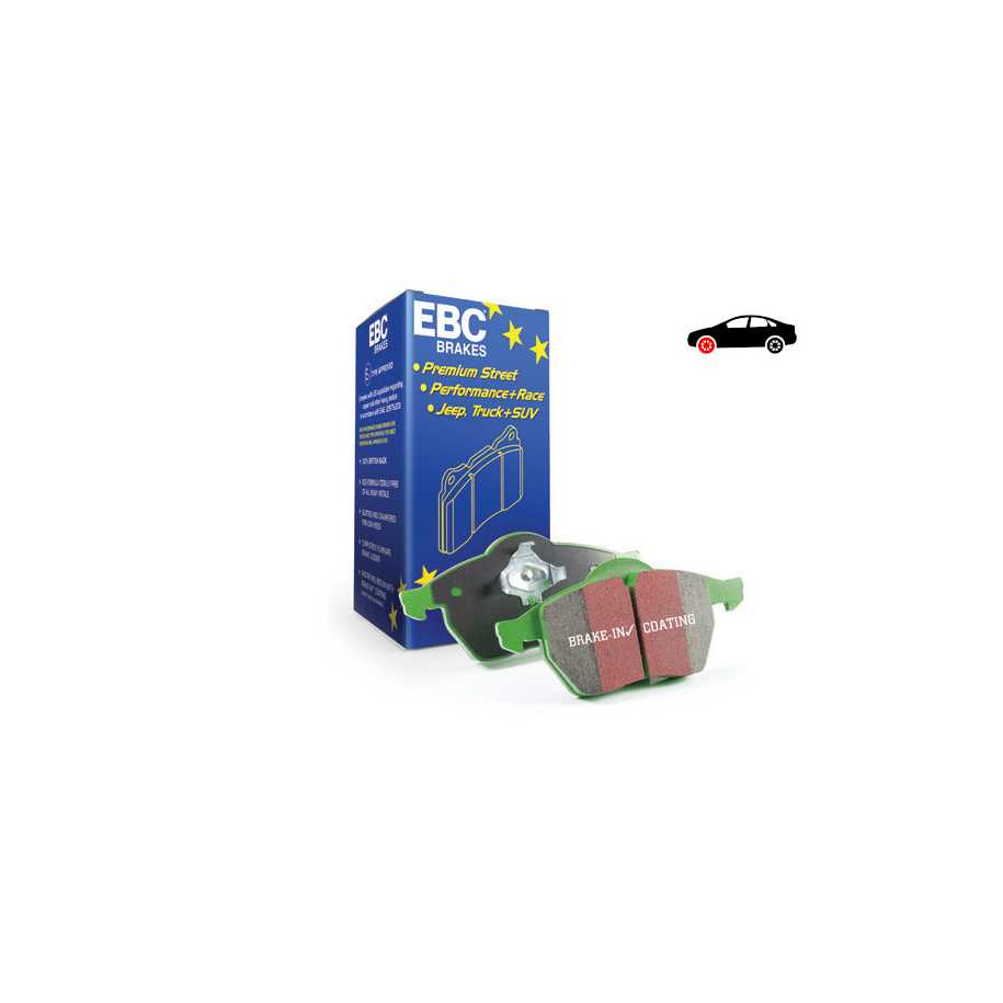 EBC Brakes DP71065 - Zestaw klocków hamulcowych seria GREENSTUFF 