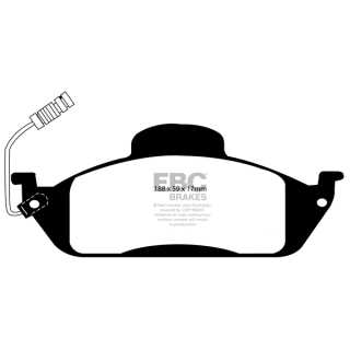 EBC Brakes DP71232 - Zestaw klocków hamulcowych seria GREENSTUFF 